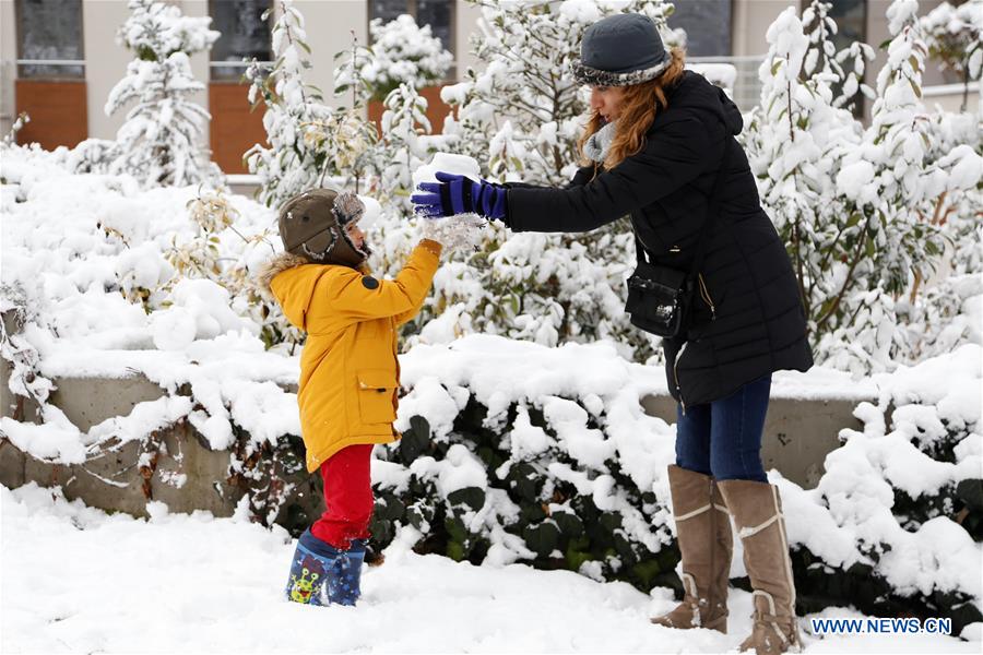 TURKEY-ANKARA-WEATHER-SNOW