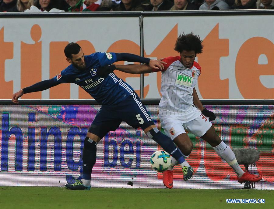 (SP)GERMANY-AUGSBURG-SOCCER-BUNDESLIGA-AUGSBURG VS HAMBURG