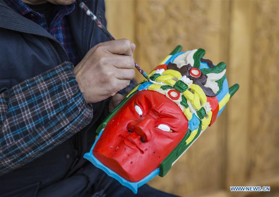 #CHINA-GUIZHOU-ANSHUN-DIXI OPERA-FACIAL MASK (CN)