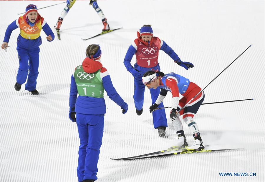 (SP)OLY-SOUTH KOREA-PYEONGCHANG-CROSS-COUNTRY SKIING-LADIES' 4X5KM RELAY