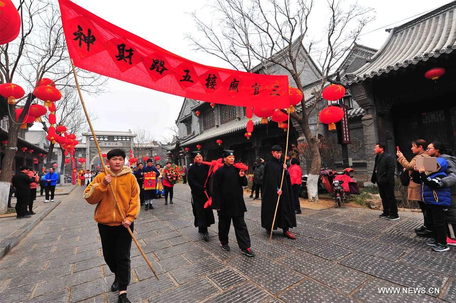 #CHINA-LUNAR NEW YEAR-GOD OF WEALTH (CN)