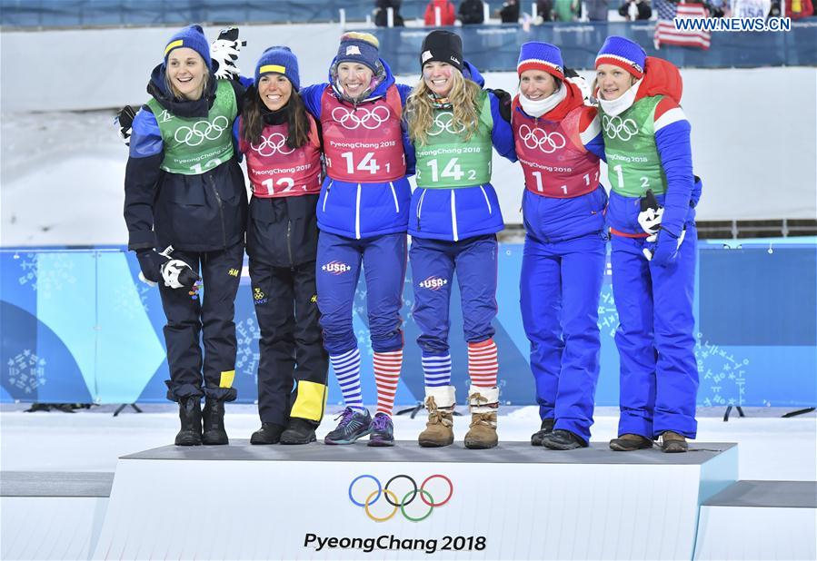 (SP)OLY-SOUTH KOREA-PYEONGCHANG-CROSS-COUNTRY SKIING-LADIES' TEAM SPRINT FREE