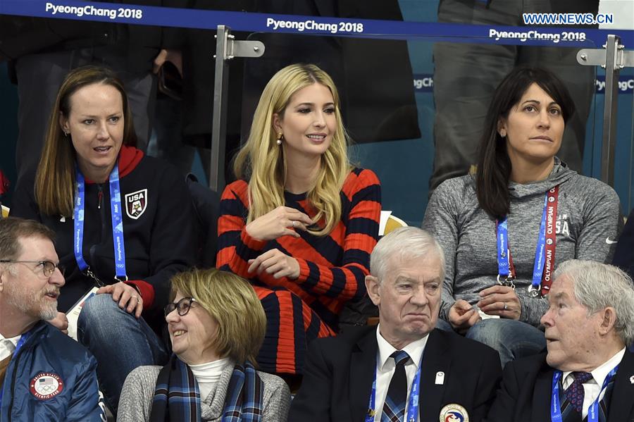 (SP)OLY-SOUTH KOREA-PYEONGCHANG-CURLING-MEN'S FINAL-USA VS SWE-IVANKA TRUMP