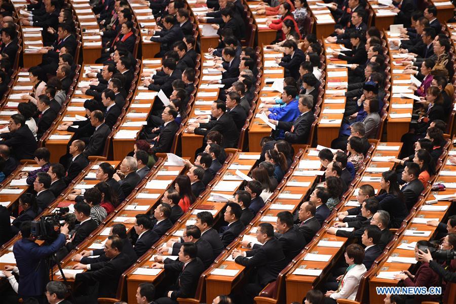 (TWO SESSIONS)CHINA-BEIJING-NPC-SECOND PLENARY MEETING (CN)