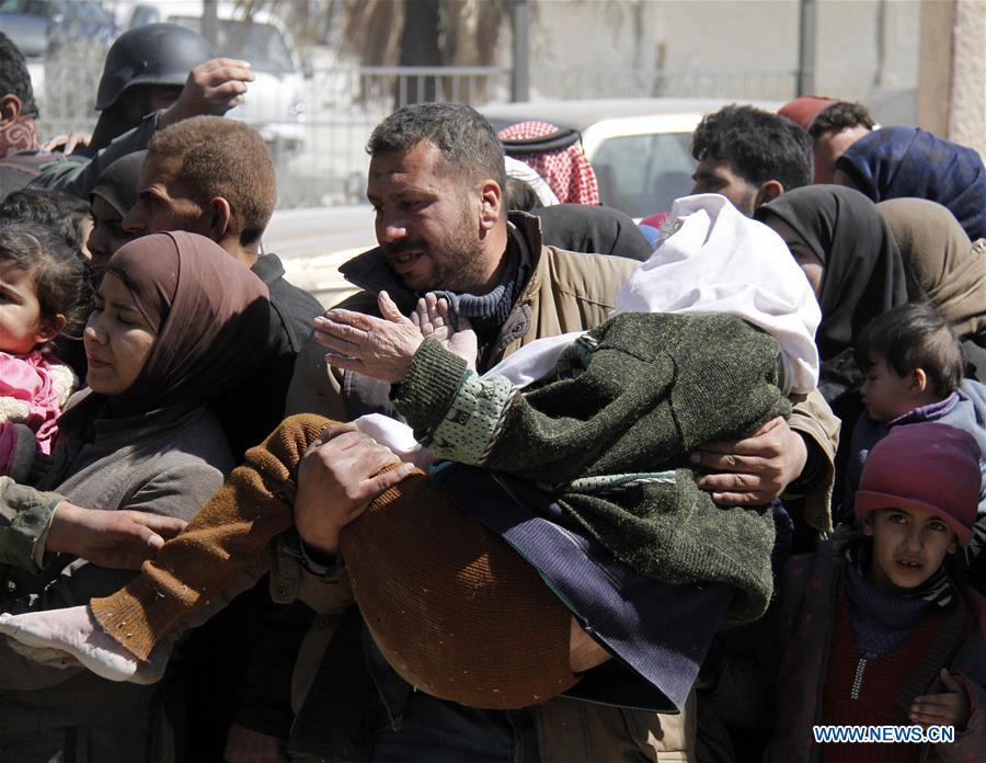 SYRIA-DAMASCUS-EASTERN GHOUTA-CIVILIANS-EVACUATION