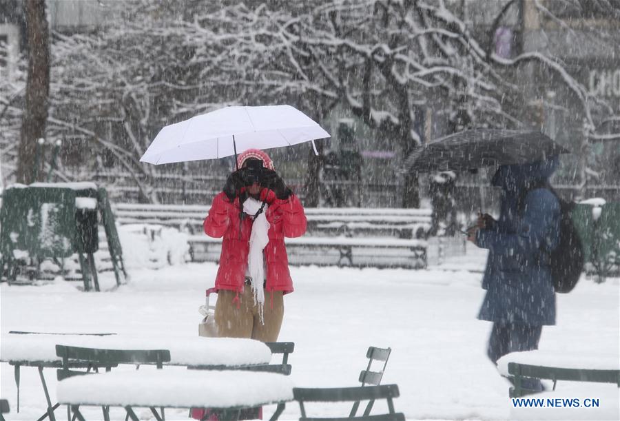 U.S.-NEW YORK-SNOW