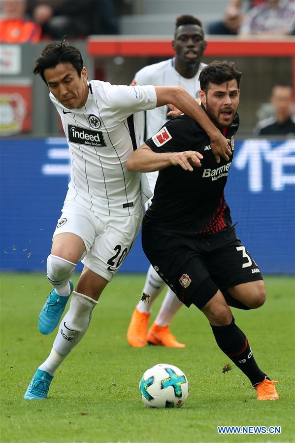 (SP)GERMANY-LEVERKUSEN-SOCCER-BUNDESLIGA-LEVERKUSEN VS FRANKFURT