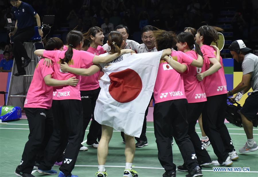 (SP)THAILAND-BANGKOK-BADMINTON-UBER CUP-FINAL