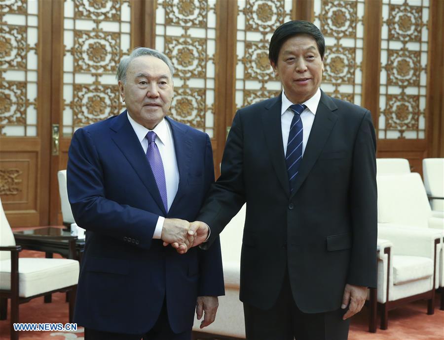 CHINA-BEIJING-LI ZHANSHU-KAZAKH PRESIDENT-MEETING (CN)