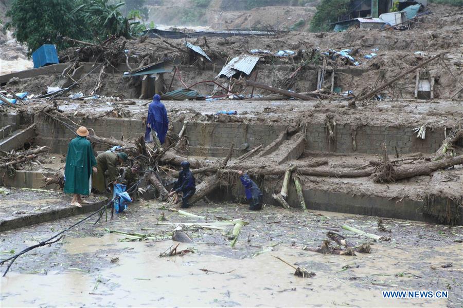 VIETNAM-LAI CHAU-FLOOD-LANDSLIDE 