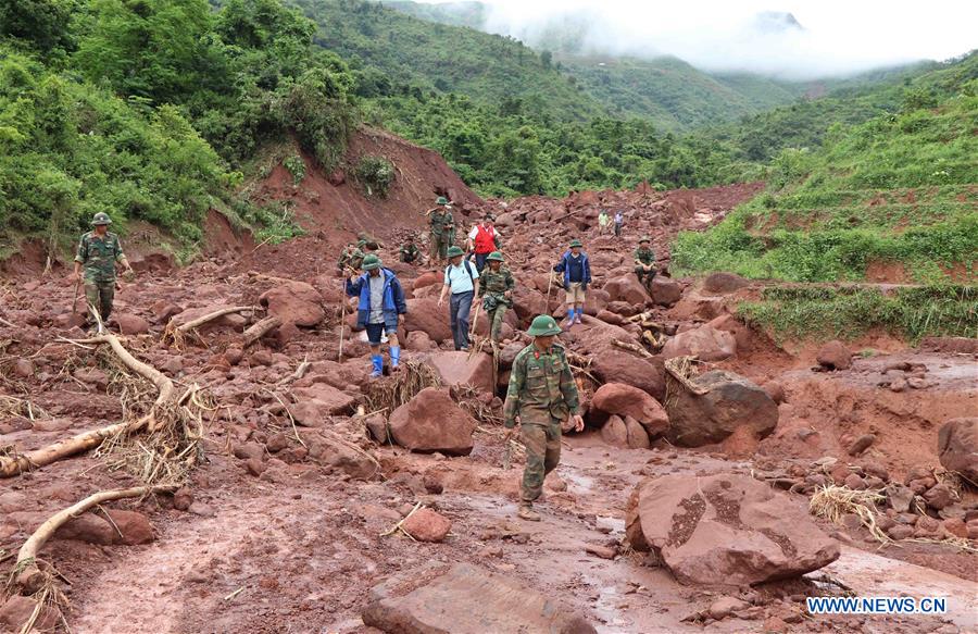 VIETNAM-LAI CHAU-FLOOD-LANDSLIDE-AFTERMATH