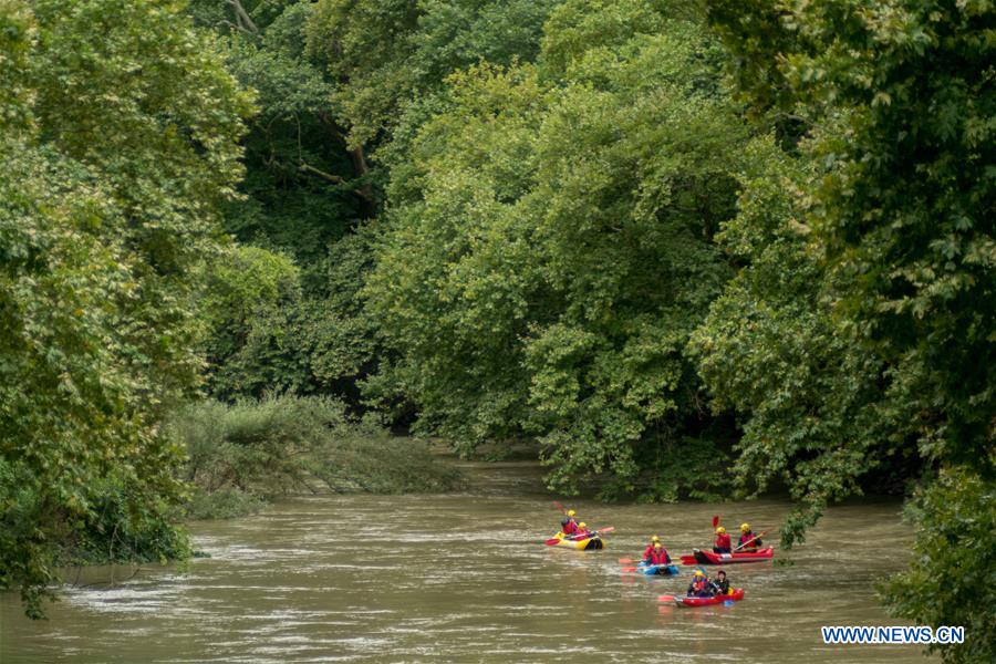 GREECE-THESSALY-TEMPI VALLEY-RAFTING