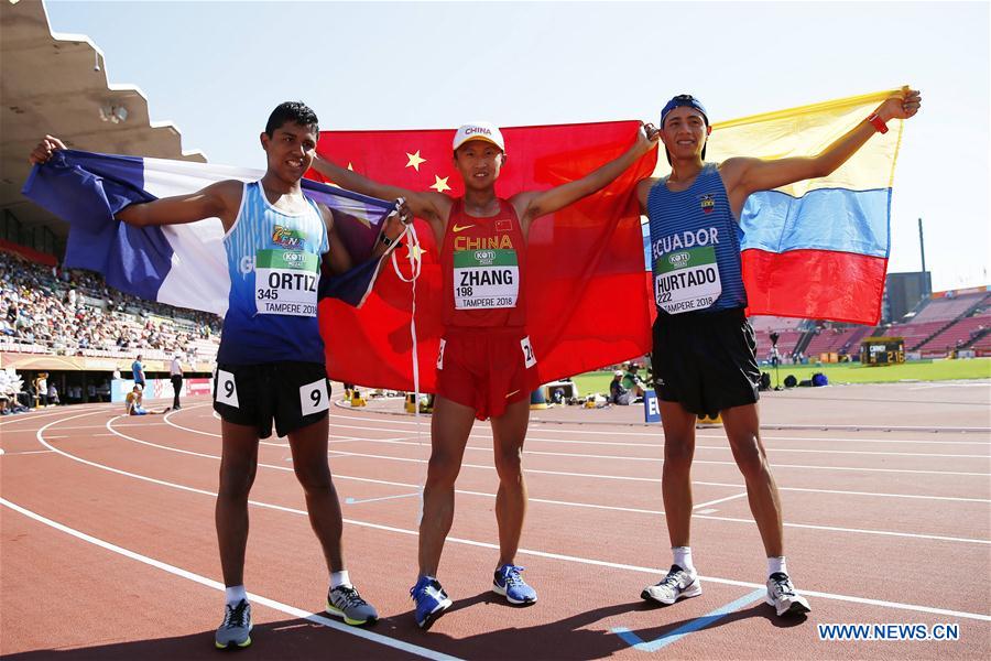 (SP)FINLAND-TAMPERE-TRACK AND FIELD-IAAF WORLD U20-DAY 4