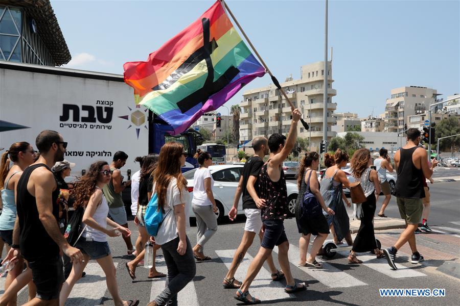 ISRAEL-TEL AVIV-PROTEST-LGBT