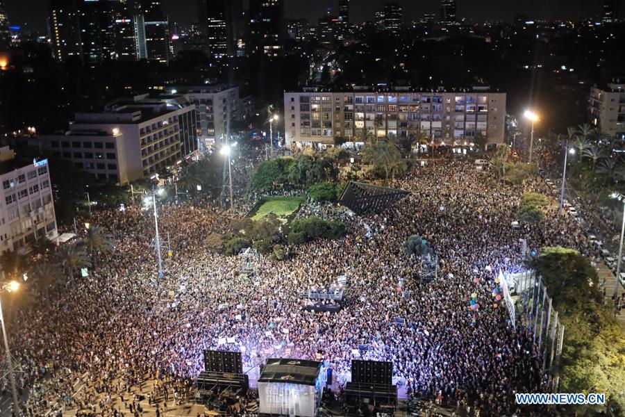 ISRAEL-TEL AVIV-PROTEST-LGBT