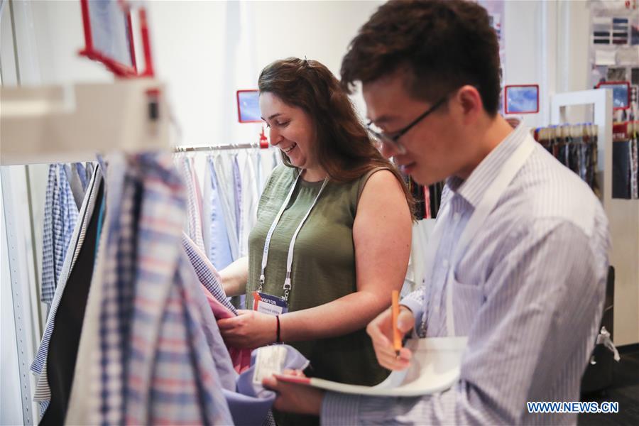 U.S.-NEW YORK-CHINESE TEXTILE AND APPAREL TRADE SHOW