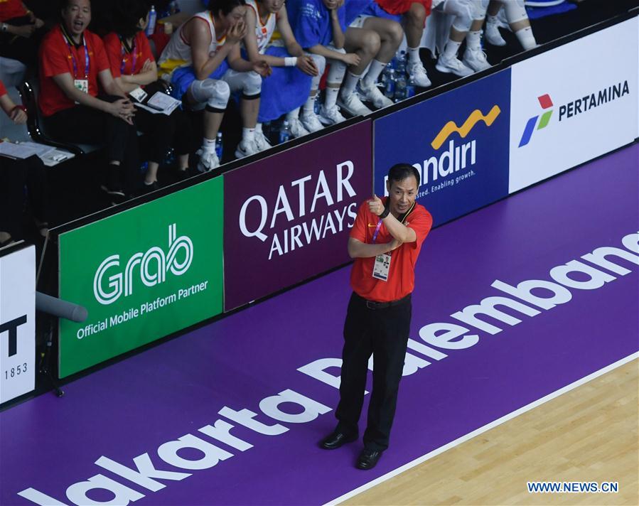 (SP)INDONESIA-JAKARTA-ASIAN GAMES-BASKETBALL-CHINA VS THAILAND