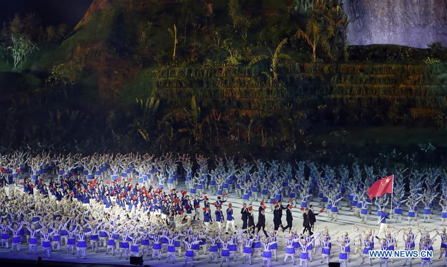 (SP)INDONESIA-JAKARTA-ASIAN GAMES-OPENING CEREMONY