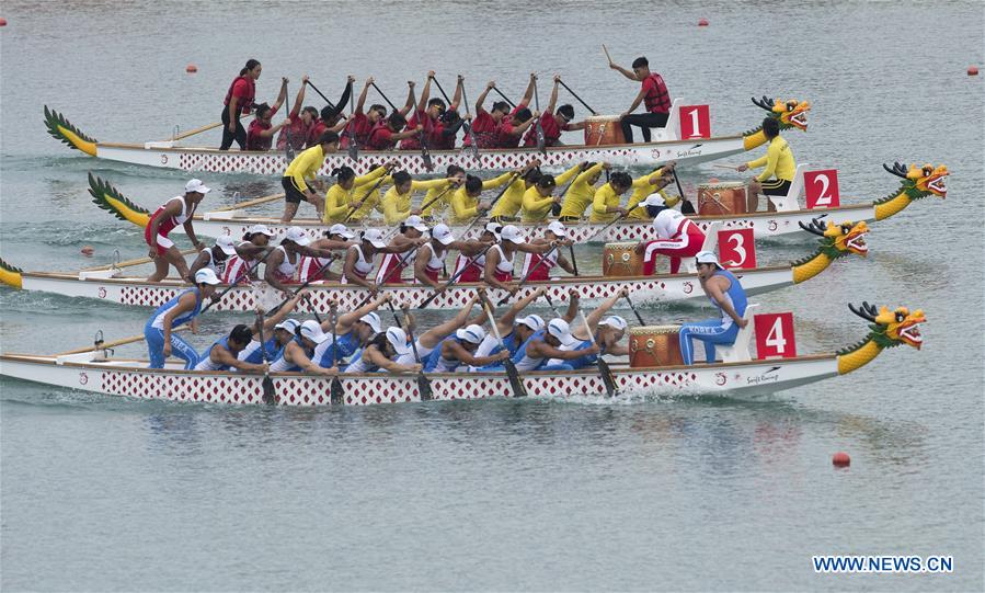 (SP)INDONESIA-PALEMBANG-ASIAN GAMES-WOMEN’S CANOE TBR 500M-FINAL