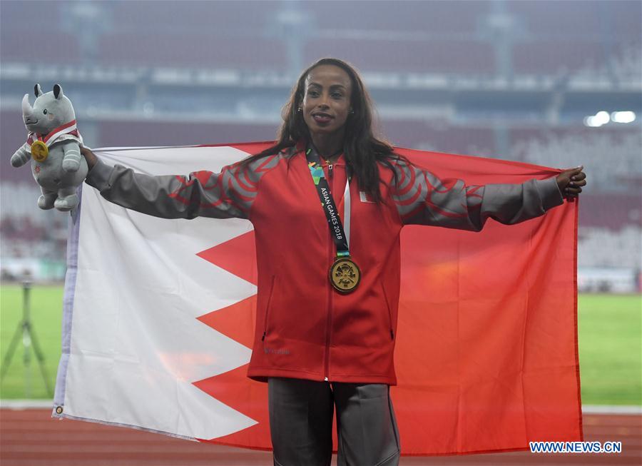 (SP)INDONESIA-JAKARTA-ASIAN GAMES-ATHLETICS-WOMEN'S 5000M