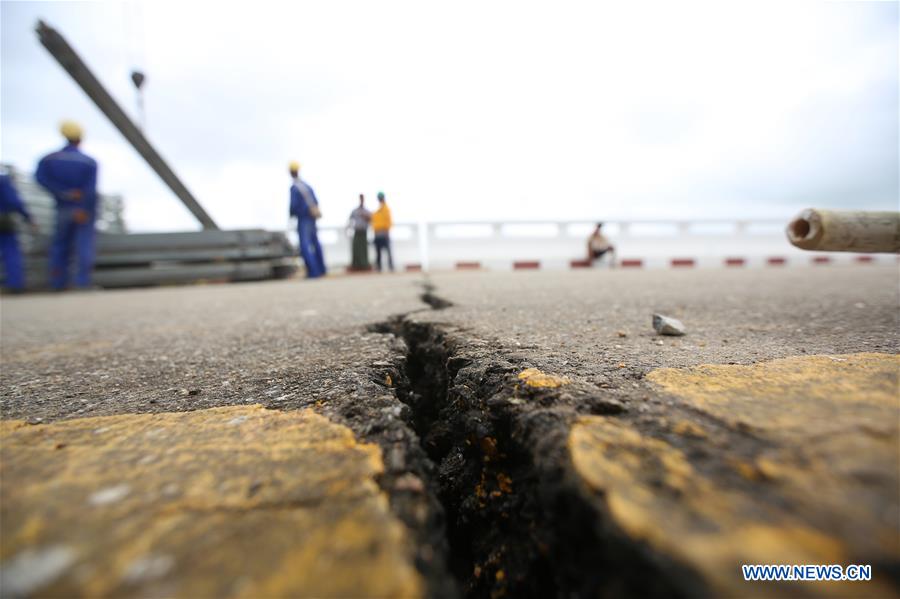 MYANMAR-BAGO-DAM SPILLWAY-COLLAPSE