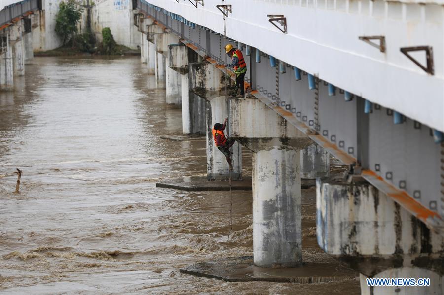 MYANMAR-BAGO-DAM SPILLWAY-COLLAPSE