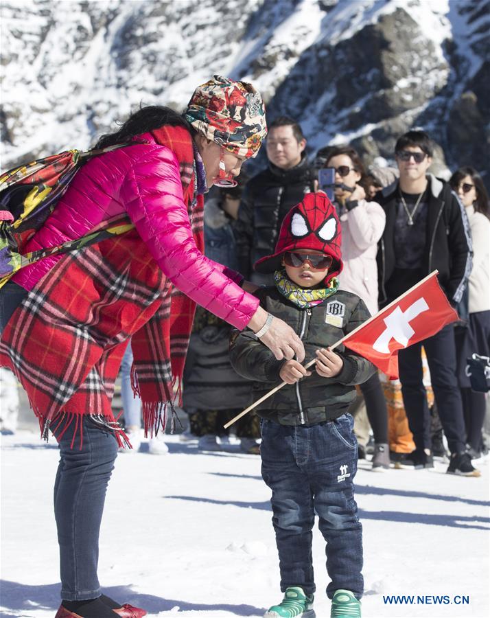 SWITZERLAND-JUNGFRAU REGION-CHINA-TOURISTS