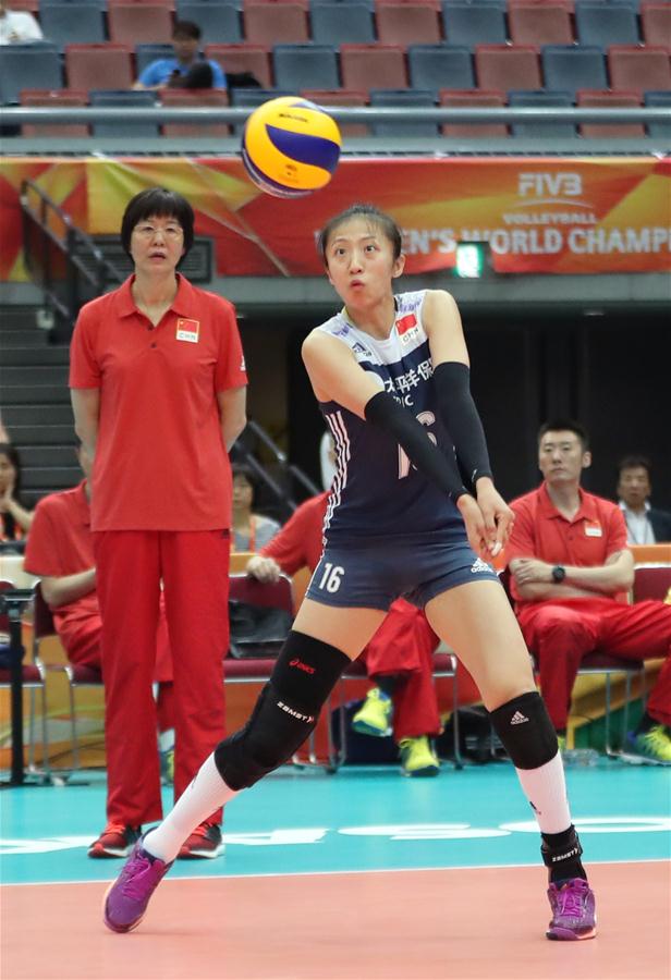 (SP)JAPAN-OSAKA-VOLLEYBALL-WOMEN'S WORLD CHAMPIONSHIP-CHINA VS AZERBAIJAN