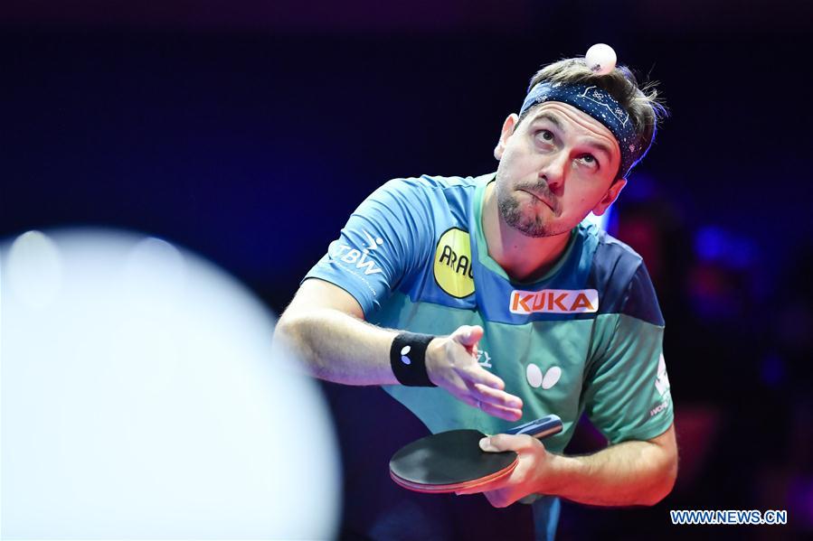 (SP)FRANCE-CHESSY-2018 ITTF MEN'S WORLD CUP-FINAL-FAN ZHENDONG VS TIMO BOLL