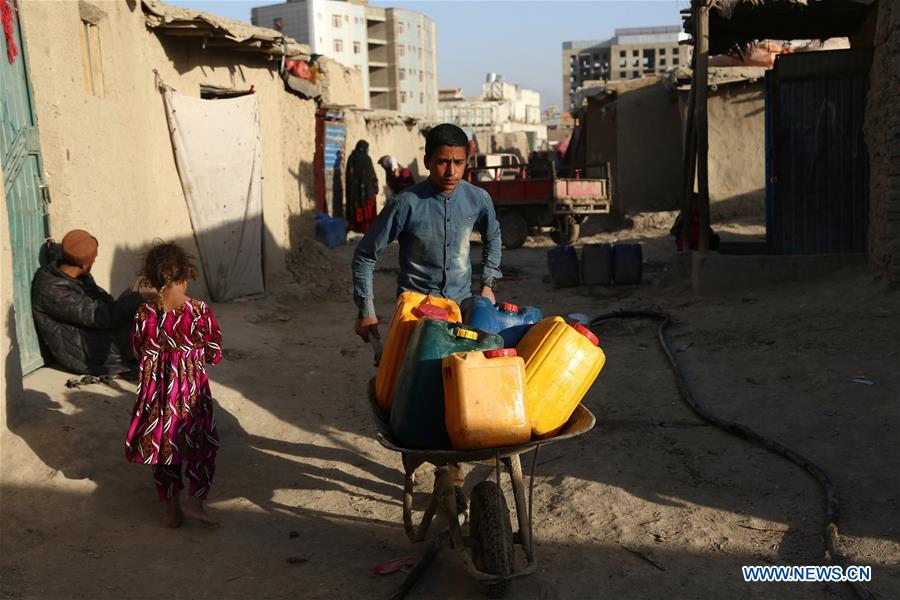 AFGHANISTAN-KABUL-DISPLACED CAMP-CHILDREN