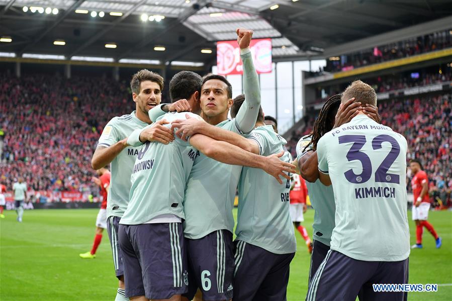 (SP)GERMANY-MAINZ-SOCCER-BUNDESLIGA-BAYERN MUENCHEN VS MAINZ