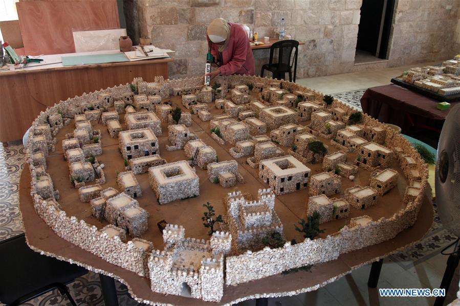 MIDEAST-NABLUS-MINIATURE-REPLICA