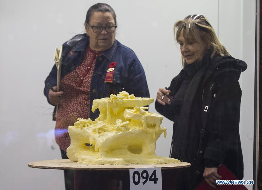 CANADA-TORONTO-ROYAL AGRICULTURAL WINTER FAIR-BUTTER SCULPTURES