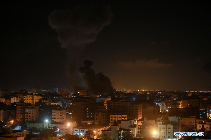 MIDEAST-GAZA-AIRSTRIKE