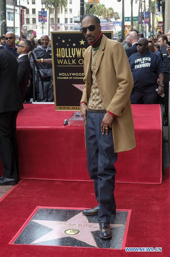 U.S.-LOS ANGELES-WALK OF FAME-SNOOP DOGG