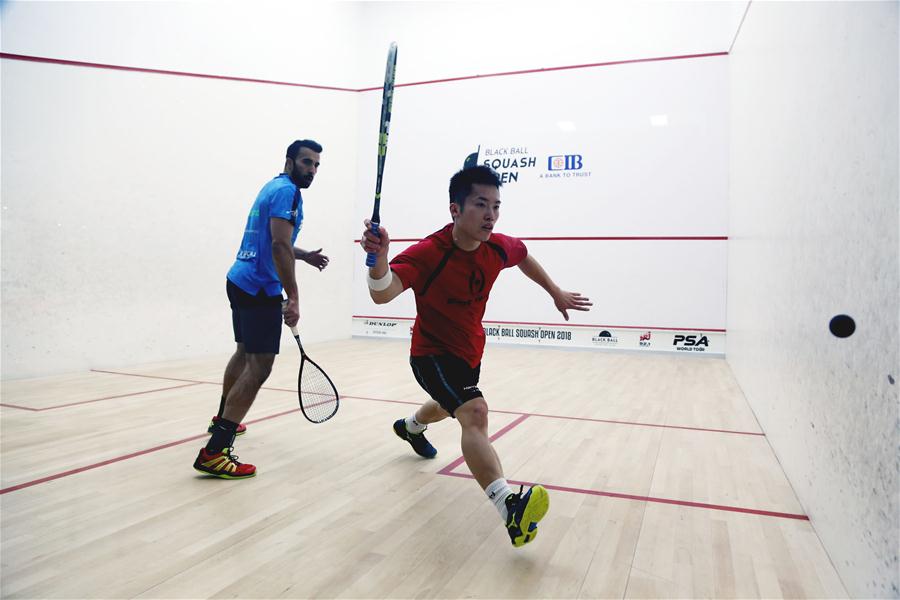 (SP)EGYPT-CAIRO-SQUASH-BLACK BALL OPEN-ROUND 1