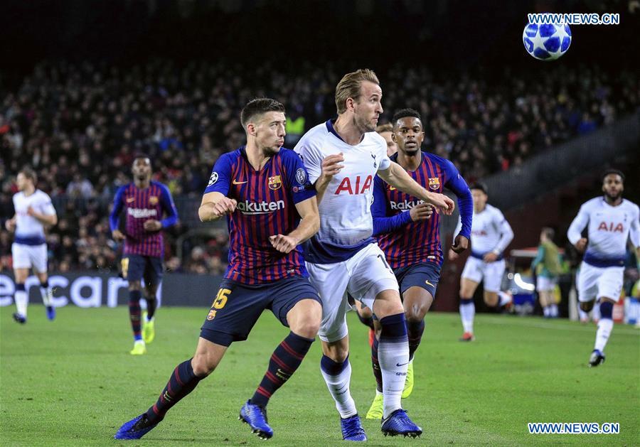 (SP)SPAIN-BARCELONA-SOCCER-UEFA CHAMPIONS LEAGUE-BARCELONA VS HOTSPUR