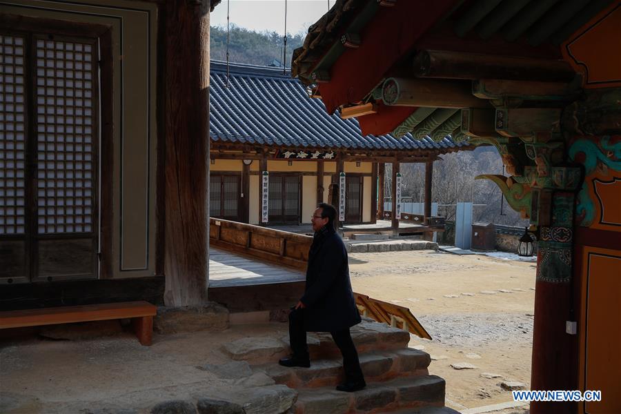 SOUTH KOREA-GYEONGSANGBUK-DO-ANDONG-BONGJEONGSA TEMPLE