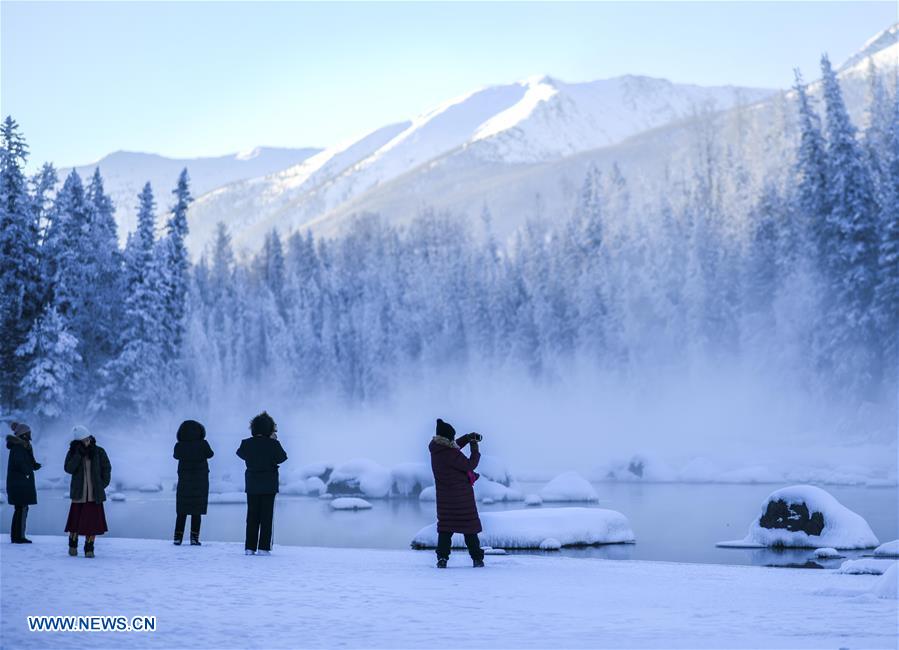 CHINA-XINJIANG-KANAS-SNOW SCENERY (CN)