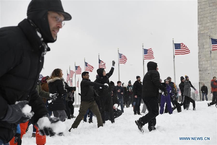 U.S.-WASHINGTON.D.C.-SNOW