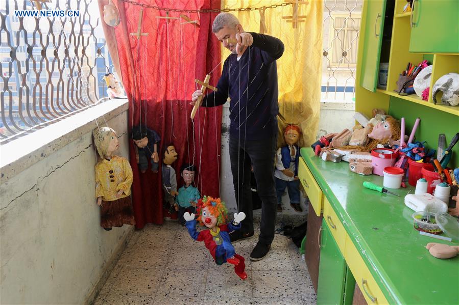 PALESTINE-GAZA CITY-MARIONETTE