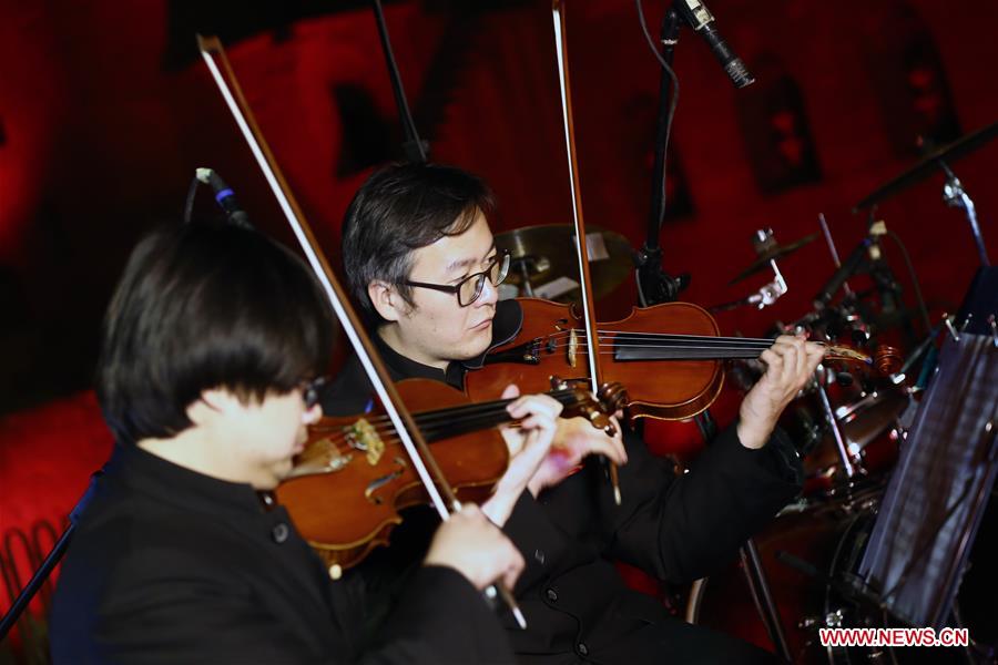 EGYPT-CAIRO-LIGHTING CEREMONY-CHINESE SPRING FESTIVAL-CELEBRATION