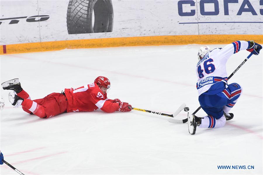 (SP)RUSSIA-MOSCOW-ICE HOCKEY-KHL-SPARTAK VS SKA