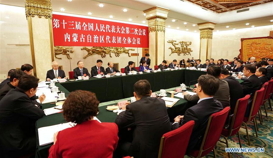 (TWO SESSIONS)CHINA-BEIJING-NPC-INNER MONGOLIA DELEGATION-PLENARY MEETING (CN)