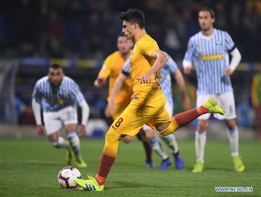 (SP)ITALY-FERRARA-SOCCER-SERIE A-SPAL-ROMA