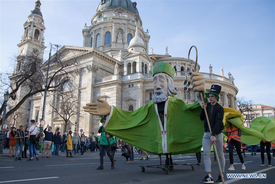 HUNGARY-BUDAPEST-SAINT PATRICK'S DAY-CELEBRATION