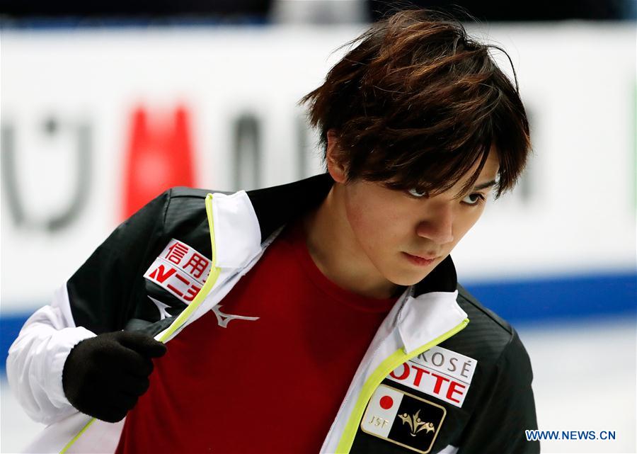 (SP)JAPAN-SAITAMA-FIGURE SKATING-WORLD CHAMPIONSHIPS-TRAINING