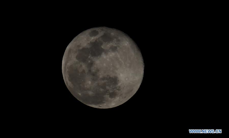 MIDEAST-NABLUS-SUPER MOON