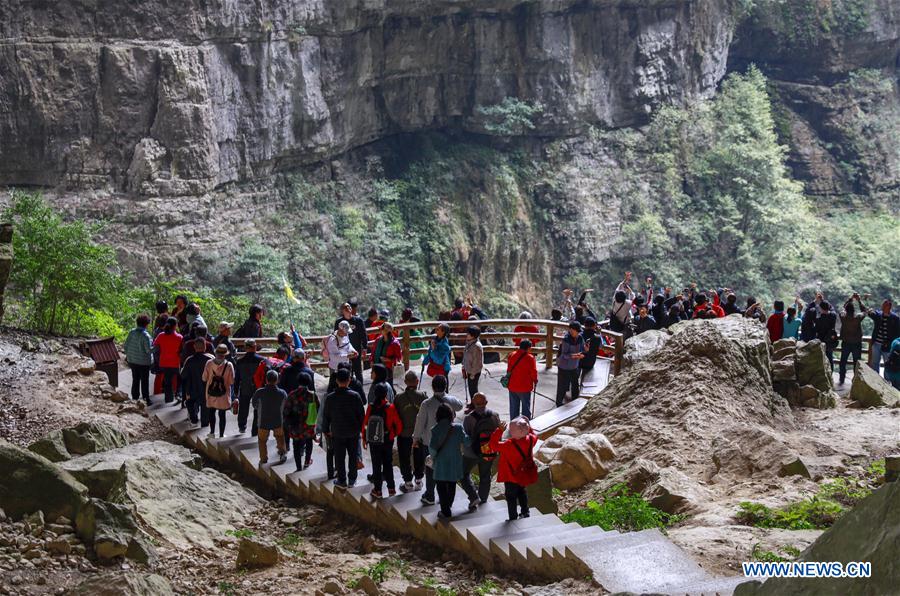 CHINA-CHONGQING-TIANSHENG SANQIAO SCENIC AREA (CN)