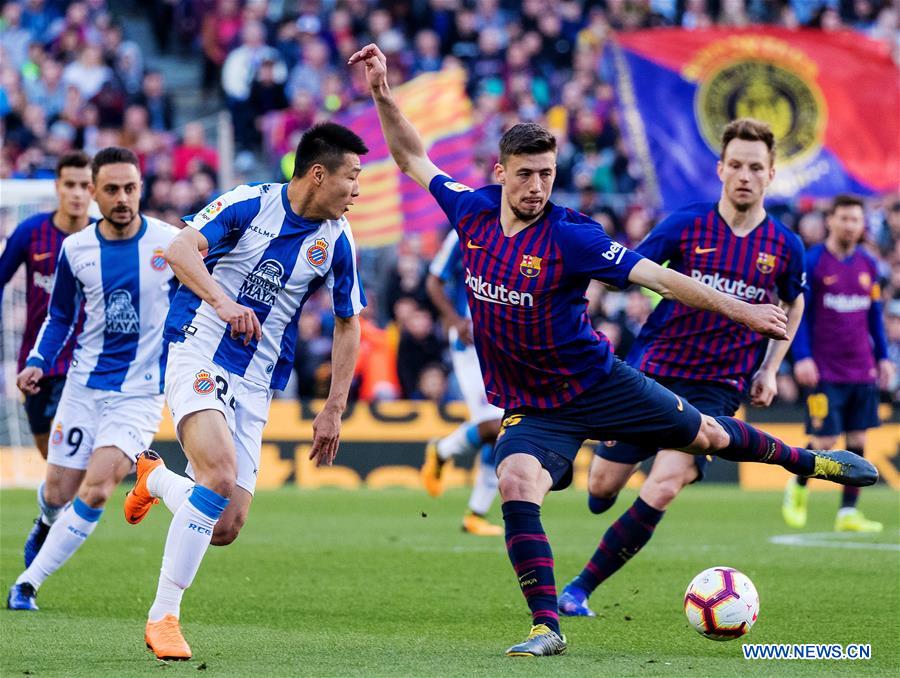 (SP)SPAIN-BARCELONA-SOCCER-SPANISH LEAGUE-BARCELONA VS ESPANYOL